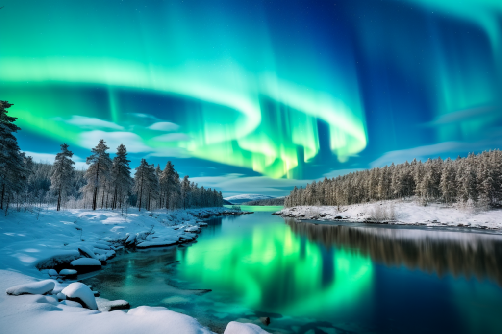 ai generated, river, northern lights-8465060.jpg